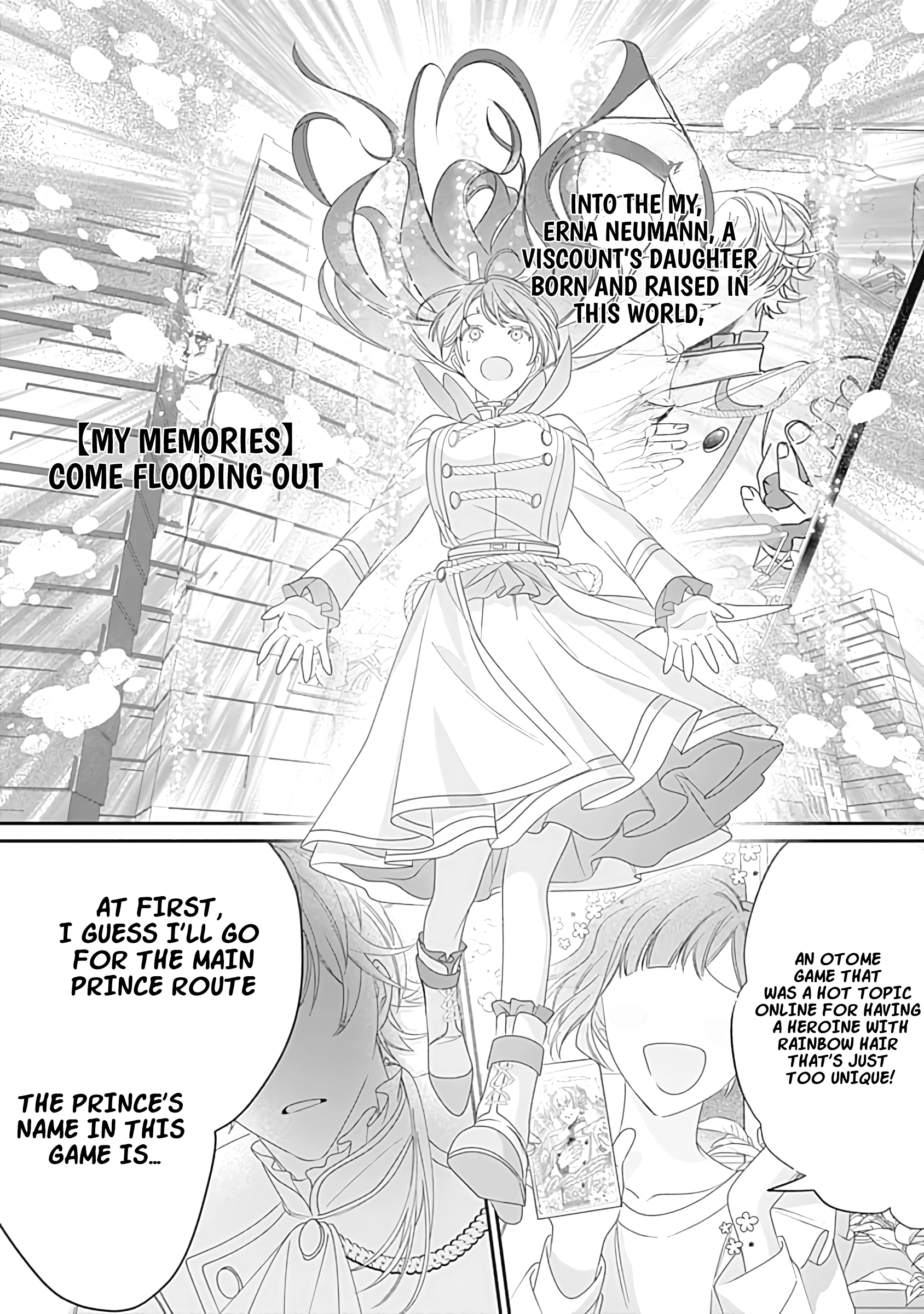 The Ordinary Noble Lady who was Reincarnated into an Unplayed Otome Game Stitches with Sacred Embroidery Thread Chapter 1 page 10